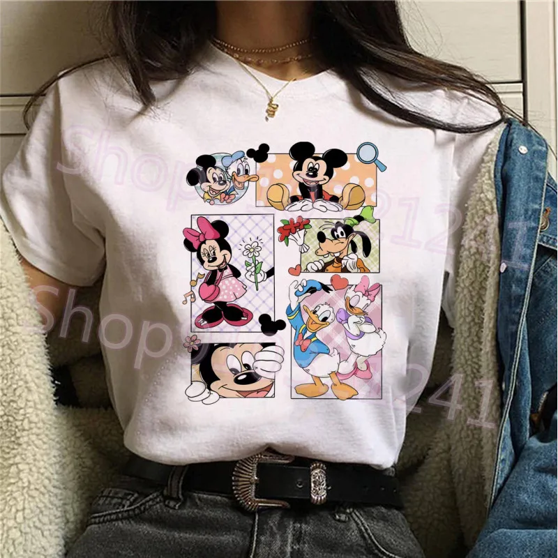 Женская футболка с Минни Маус Mikey's Firends, женская модная повседневная одежда с графическим принтом, летние футболки Kuromi, женские топы, футболки
Женская футболка с Минни Маус Mikey's Firends, женская модная повседневная одежда с графическим принтом, летние футболки Kuromi, женские топы, футболки