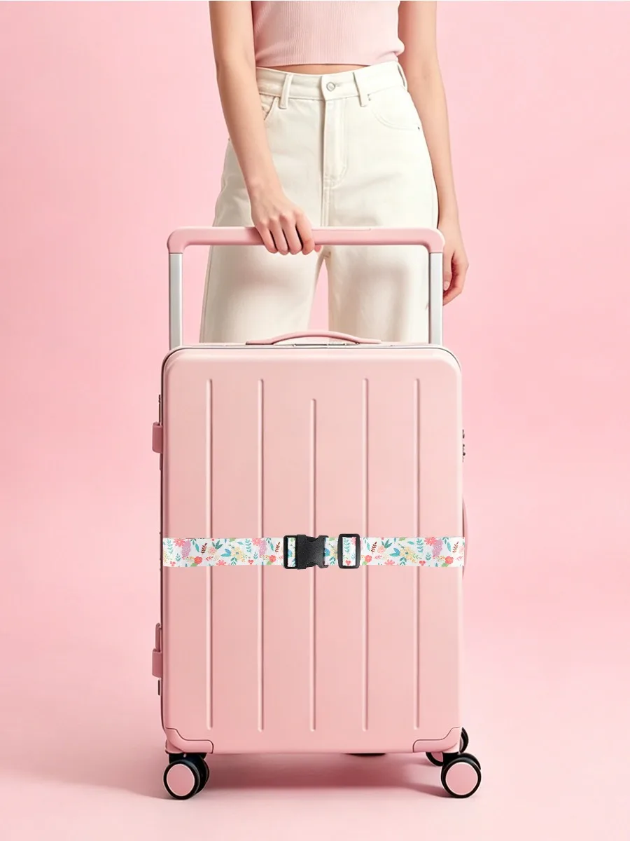 Cute Casual Flower Heart Print Luggage Strap Multi Function Adjustable Versatile Durable for Daily Business Trip
Cute Casual Flower Heart Print Luggage Strap Multi Function Adjustable Versatile Durable for Daily Business Trip