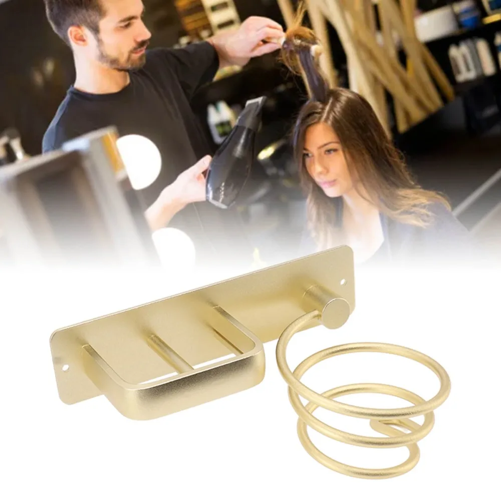 Aluminum Hair Dryer Holder Gold Wall Mounted Hair Straightener Holder Durable Spiral Shelf Hair Dryer Stand Space-Saving
Aluminum Hair Dryer Holder Gold Wall Mounted Hair Straightener Holder Durable Spiral Shelf Hair Dryer Stand Space-Saving