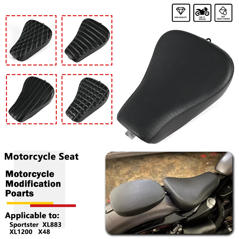 Motorcycle Driver Front Leather Pillow solo Seat Cushion Pad For Harley Sportster 1200 Forty-Eight Seventy-Two XL883 XL1200 X48
Motorcycle Driver Front Leather Pillow solo Seat Cushion Pad For Harley Sportster 1200 Forty-Eight Seventy-Two XL883 XL1200 X48