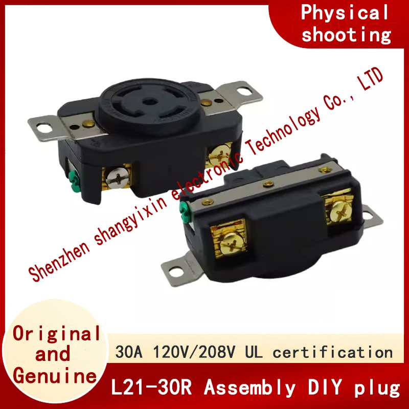 American five-hole anti-slip socket 30A120V-208V Industrial plug NEMA L21-30R US standard concealed UL certification
American five-hole anti-slip socket 30A120V-208V Industrial plug NEMA L21-30R US standard concealed UL certification