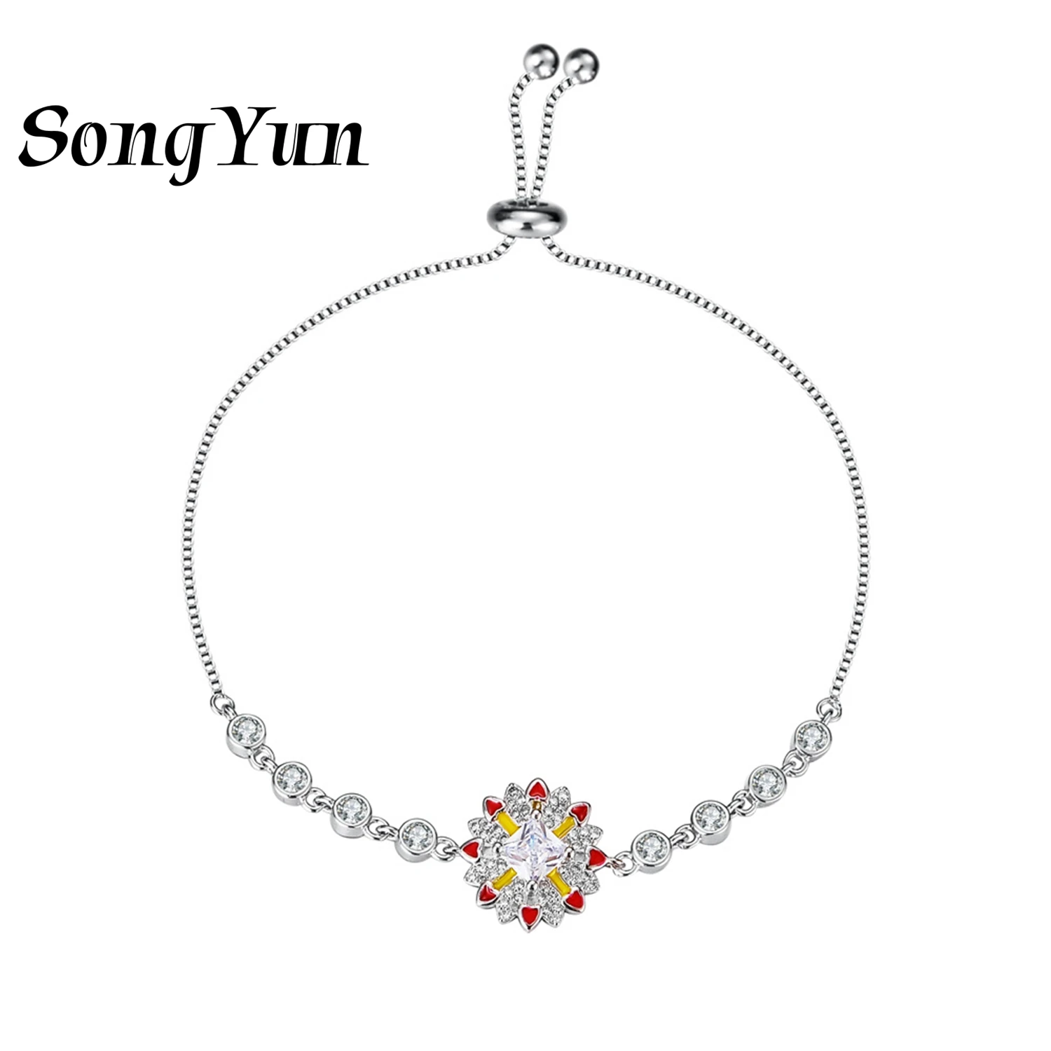 SY Luxury Jewelry S925 Sterling Silver Resin Bracelet With Red And Yellow Gradient Color Matching Is A Versatile Accessory
SY Luxury Jewelry S925 Sterling Silver Resin Bracelet With Red And Yellow Gradient Color Matching Is A Versatile Accessory