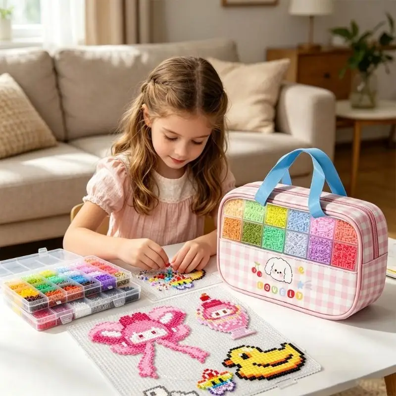 24 Color Beads Set with Storage Box Easter Arts Crafts Kids Educational Toy Mini Bead Art Decorations A2UB
24 Color Beads Set with Storage Box Easter Arts Crafts Kids Educational Toy Mini Bead Art Decorations A2UB