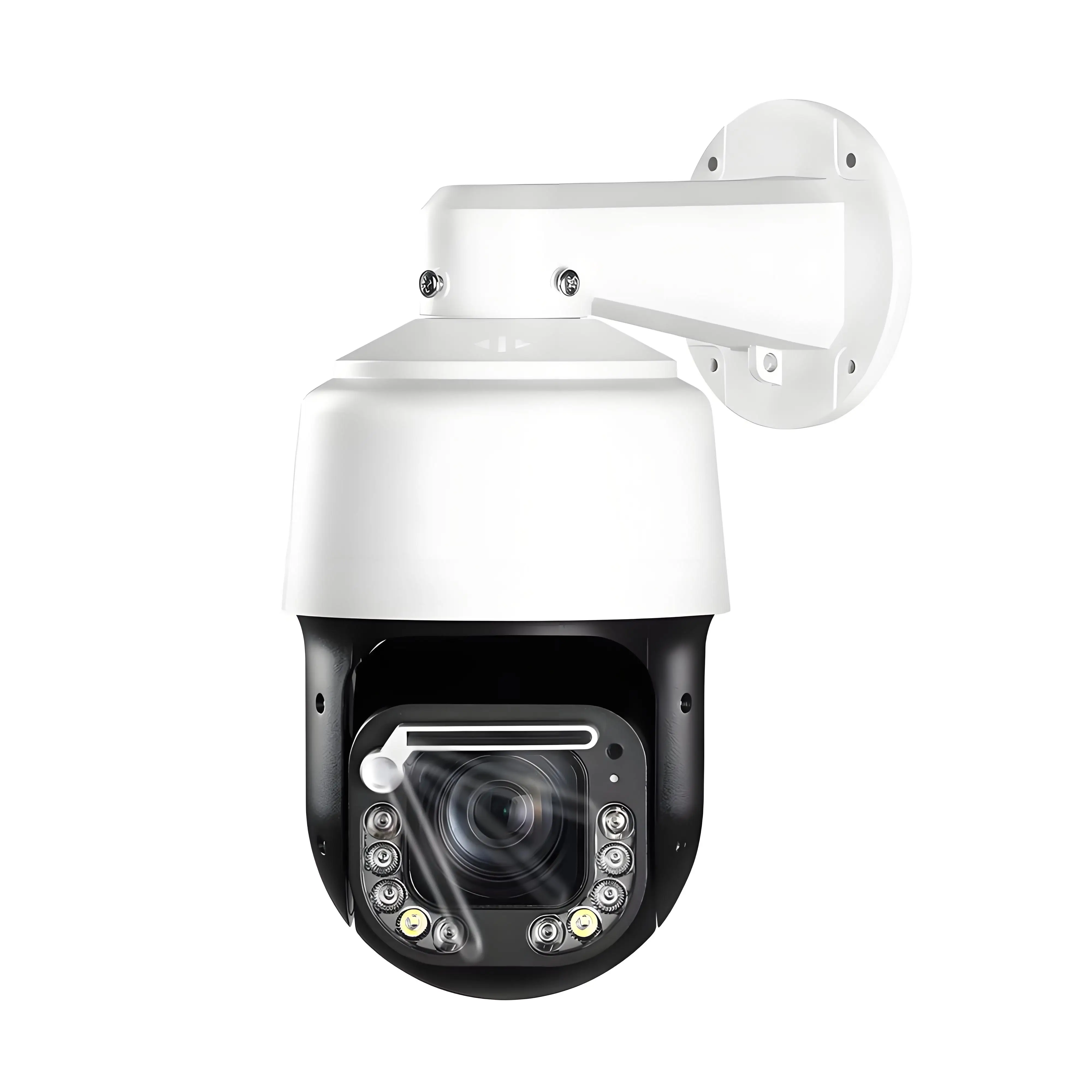 8MP CCTV Poe Security Camera 20X Optical Zoom 100m Infrared Night Vision Two-Way Audio Wide Angle CMOS Sensor SD Card IP66