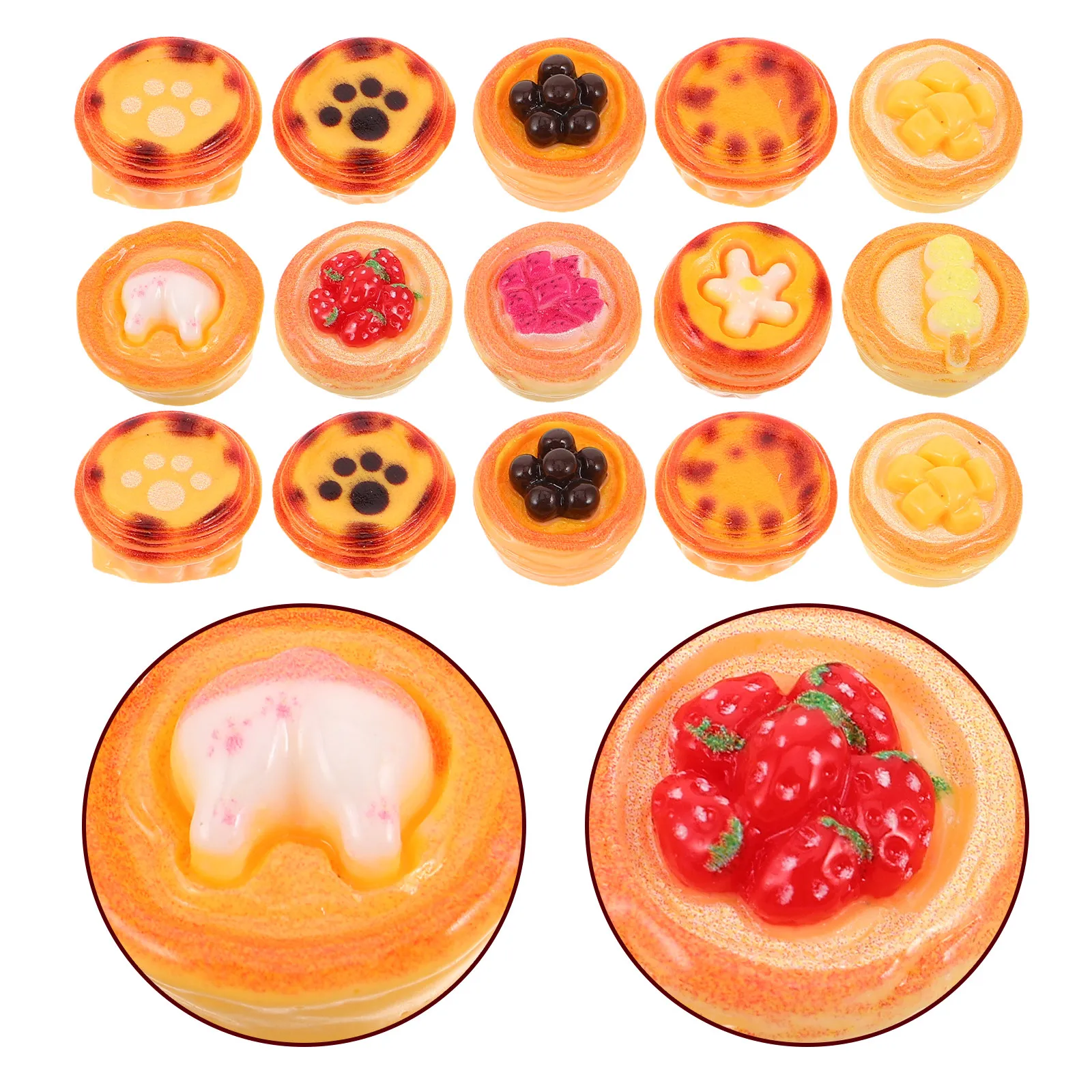 10Pcs Realistic Mini Egg Tarts Resin Pretend Food for Dollhouse Kitchen Accessories DIY Micro Landscape Decor Montessori
10Pcs Realistic Mini Egg Tarts Resin Pretend Food for Dollhouse Kitchen Accessories DIY Micro Landscape Decor Montessori