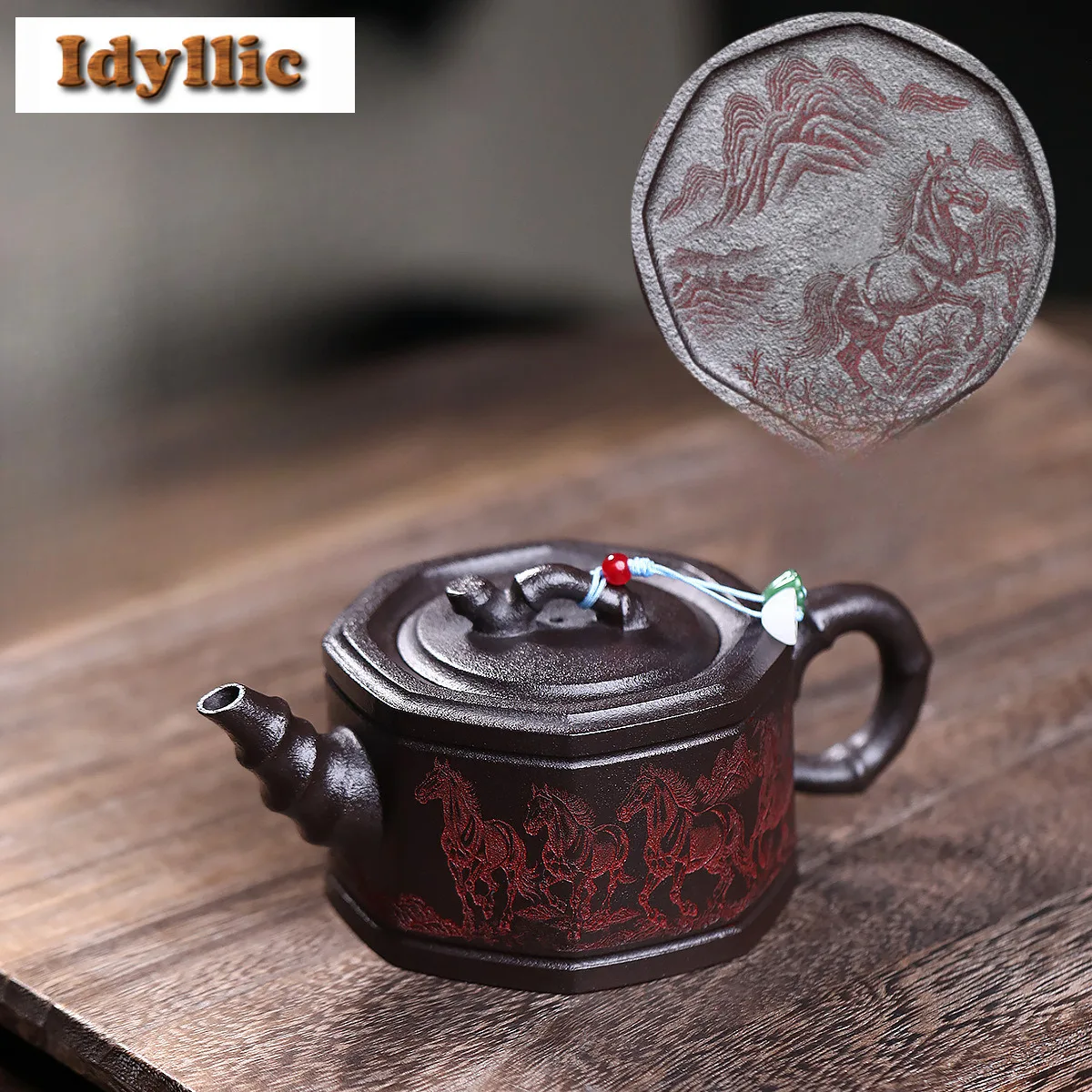 300ml Yixing Purple Clay Teapots Handmade Octagon Bamboo Joint Pot Raw Ore Stone Yellow Mud Kettle Zisha Tea Set Drinkware Gift
300ml Yixing Purple Clay Teapots Handmade Octagon Bamboo Joint Pot Raw Ore Stone Yellow Mud Kettle Zisha Tea Set Drinkware Gift