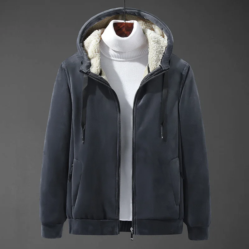Male Sweatshirt Fleece Men's Jacket Winter Lamb Fleece Hoody Mens High Quality Male Warm Cashmere Hoodies Men Sportswear Jackets
Male Sweatshirt Fleece Men's Jacket Winter Lamb Fleece Hoody Mens High Quality Male Warm Cashmere Hoodies Men Sportswear Jackets