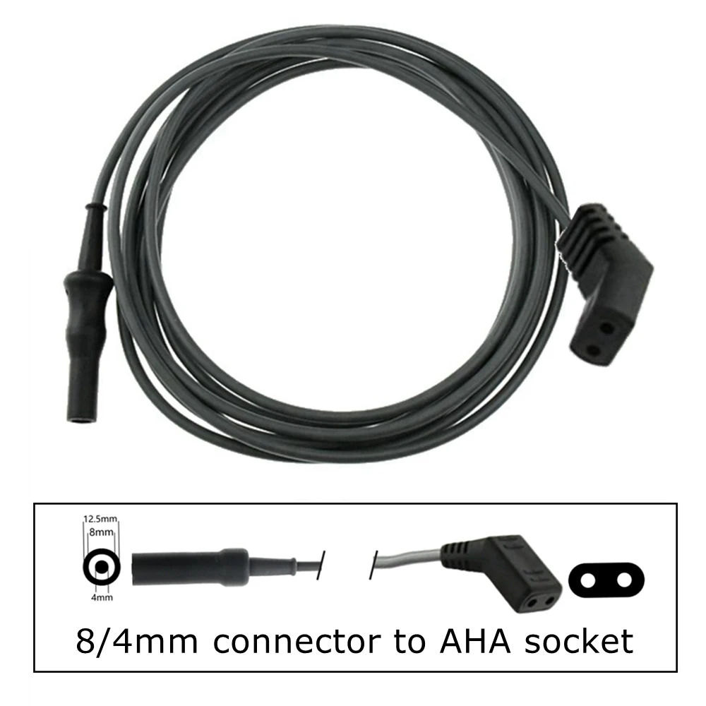 Reusable Monopole Forceps Cable 3 M Silicone Cable 8/4mm Connector Ex IEC AHA Tab Socket Used for Most Brands
Reusable Monopole Forceps Cable 3 M Silicone Cable 8/4mm Connector Ex IEC AHA Tab Socket Used for Most Brands
