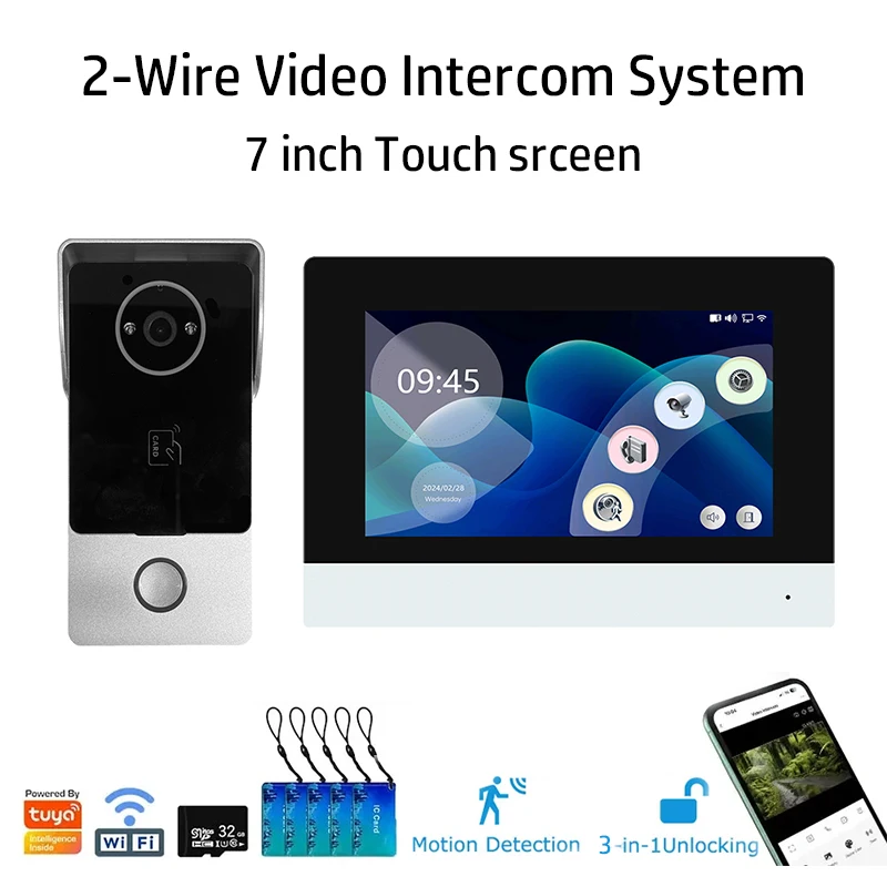 2-Wire Video Intercom Smart Doorbell Wifi Video With Doorbell Pedestrian Detection With Real-Time Viewable Surveillance
2-Wire Video Intercom Smart Doorbell Wifi Video With Doorbell Pedestrian Detection With Real-Time Viewable Surveillance