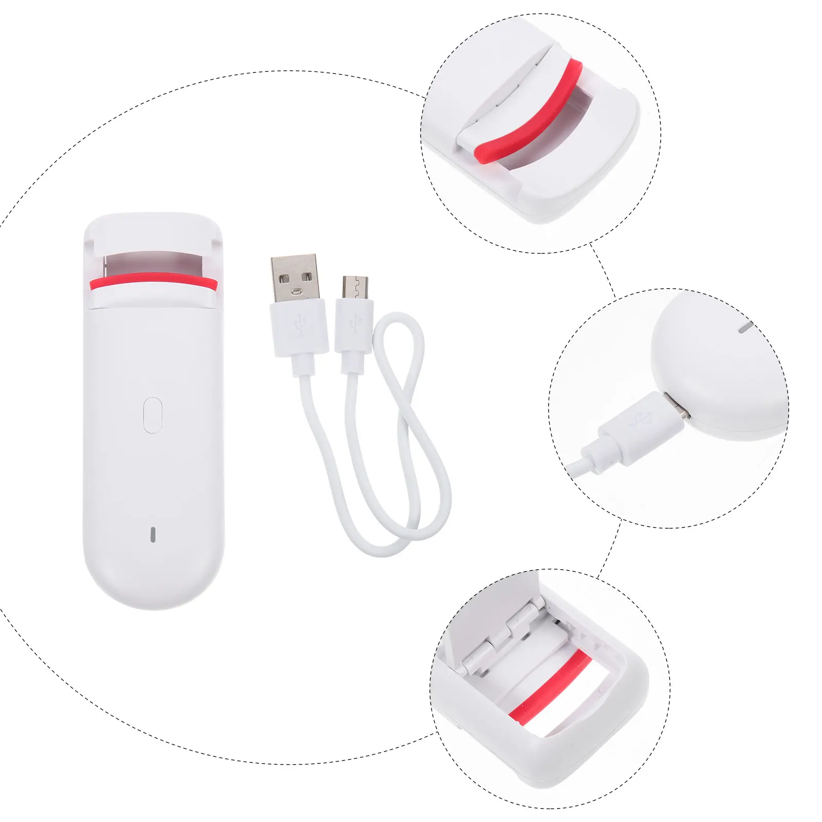 Electric Eyelash Curler Small Rechargeable Heated Electronic Eyelashes USB Curlers
Electric Eyelash Curler Small Rechargeable Heated Electronic Eyelashes USB Curlers