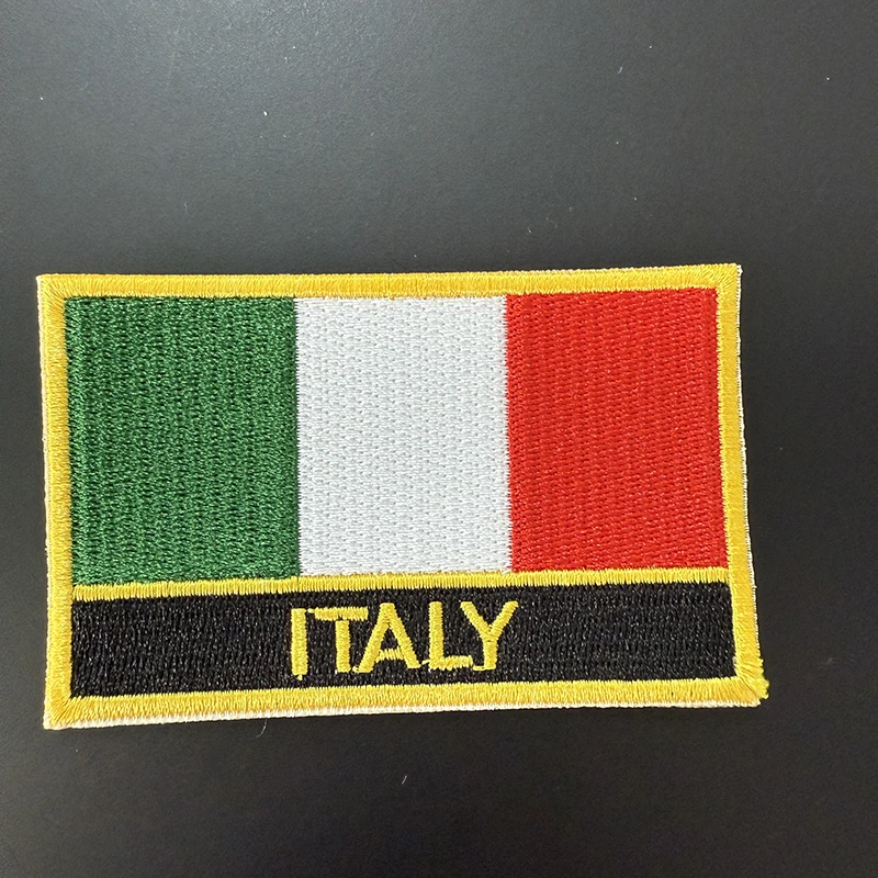 Italy Flag Embroidery Patches Iron on Saw on Transfer patches Sewing Applications for Clothes in Home&Garden
Italy Flag Embroidery Patches Iron on Saw on Transfer patches Sewing Applications for Clothes in Home&Garden