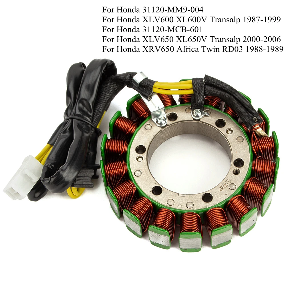 Motorcycle Magneto Stator Coil For Honda XRV 650 Africa Twin RD03 XLV 600 650 XL 600V 650V Transalp 31120-MM9-004 31120-MCB-60
Motorcycle Magneto Stator Coil For Honda XRV 650 Africa Twin RD03 XLV 600 650 XL 600V 650V Transalp 31120-MM9-004 31120-MCB-60