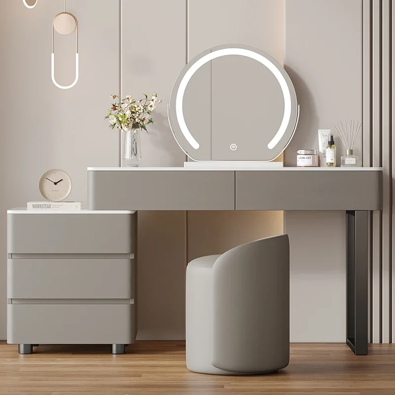 Luxury Storage Dressing Table Bedroom Led Light Metal Modern Wooden Dressers Mirror Women Coiffeuse De Chambre Dresser Furniture
Luxury Storage Dressing Table Bedroom Led Light Metal Modern Wooden Dressers Mirror Women Coiffeuse De Chambre Dresser Furniture