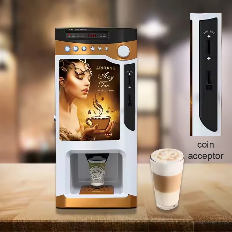 Outdoor Smart Commercial Bean To Cup 3 Hot Premied Drink Fully Automatic Coffee Vending Machine
Outdoor Smart Commercial Bean To Cup 3 Hot Premied Drink Fully Automatic Coffee Vending Machine