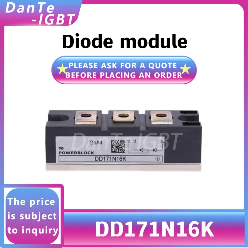 DD171N16K new module high power 171N16K Schottky diode original spot 
DD171N16K new module high power 171N16K Schottky diode original spot