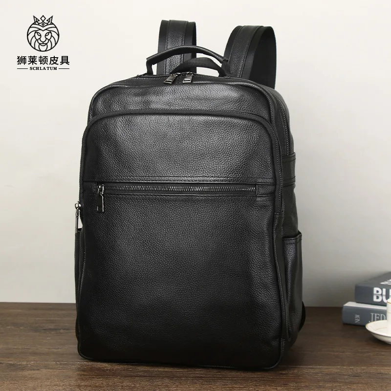 Leather backpack men's first layer cowhide large capacity travel backpack retro fashion simple versatile trend casual
Leather backpack men's first layer cowhide large capacity travel backpack retro fashion simple versatile trend casual