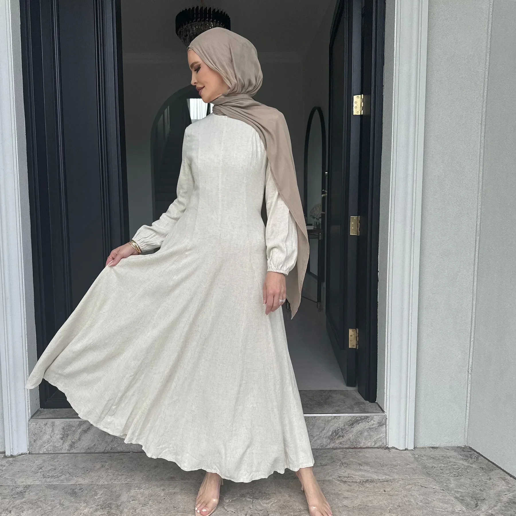 Casual Dubai Abaya Women Muslim Maxi Dress Turkey Kaftan Eid Djellaba Ramadan Islam Clothing Caftan Marocain Femme Kebaya Abayas
Casual Dubai Abaya Women Muslim Maxi Dress Turkey Kaftan Eid Djellaba Ramadan Islam Clothing Caftan Marocain Femme Kebaya Abayas