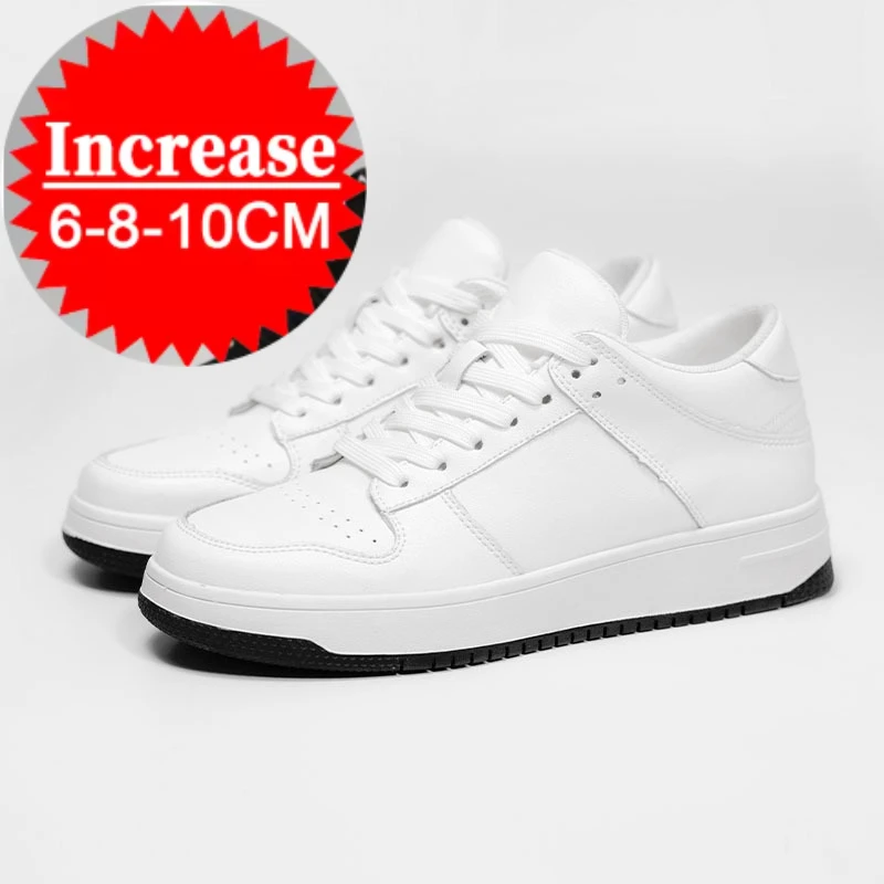 New Invisible Height-increasing Shoes for Men, 6CM-8CM-10CM Sports Shoes,White Leather Sports Shoes for Men,Enlarged Sizes
New Invisible Height-increasing Shoes for Men, 6CM-8CM-10CM Sports Shoes,White Leather Sports Shoes for Men,Enlarged Sizes