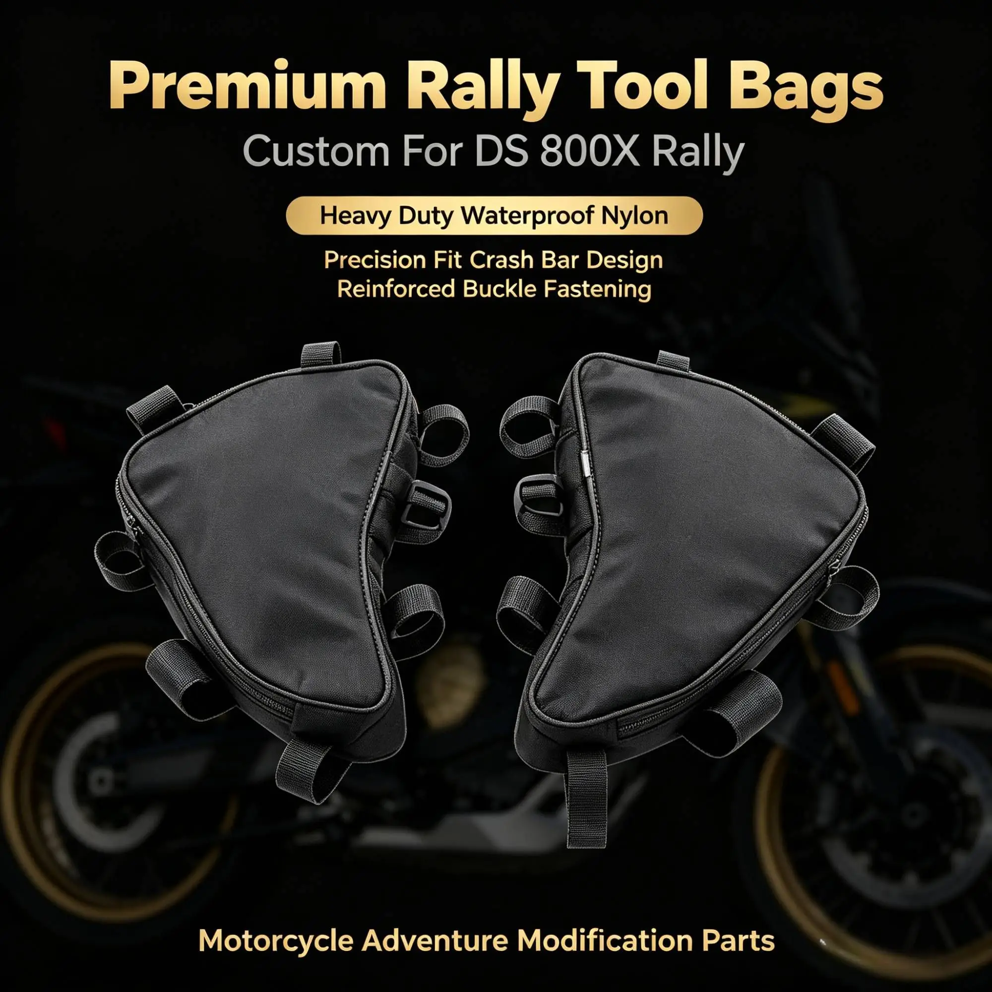 Motorcycle Crash Bars Tool Bag For Voge DS 800X Rally Waterproof Repair Tool Storage Side Frame Bag Easy To Install
Motorcycle Crash Bars Tool Bag For Voge DS 800X Rally Waterproof Repair Tool Storage Side Frame Bag Easy To Install