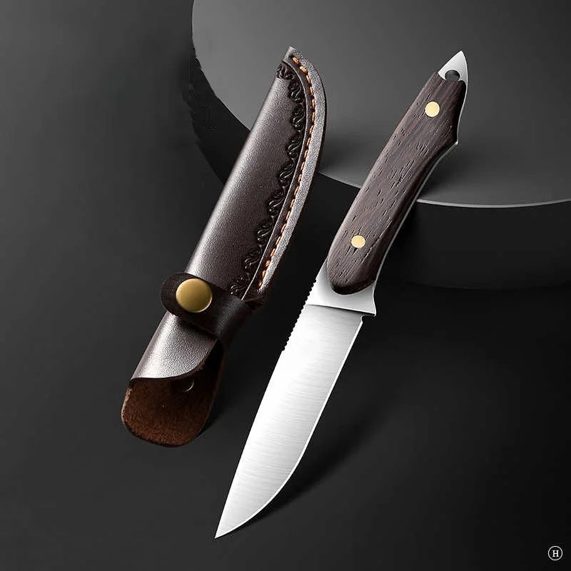 Outdoor knife, high-quality forged multi-functional knife, stainless steel integrated fruit knife solid wood handle pocket knife
Outdoor knife, high-quality forged multi-functional knife, stainless steel integrated fruit knife solid wood handle pocket knife