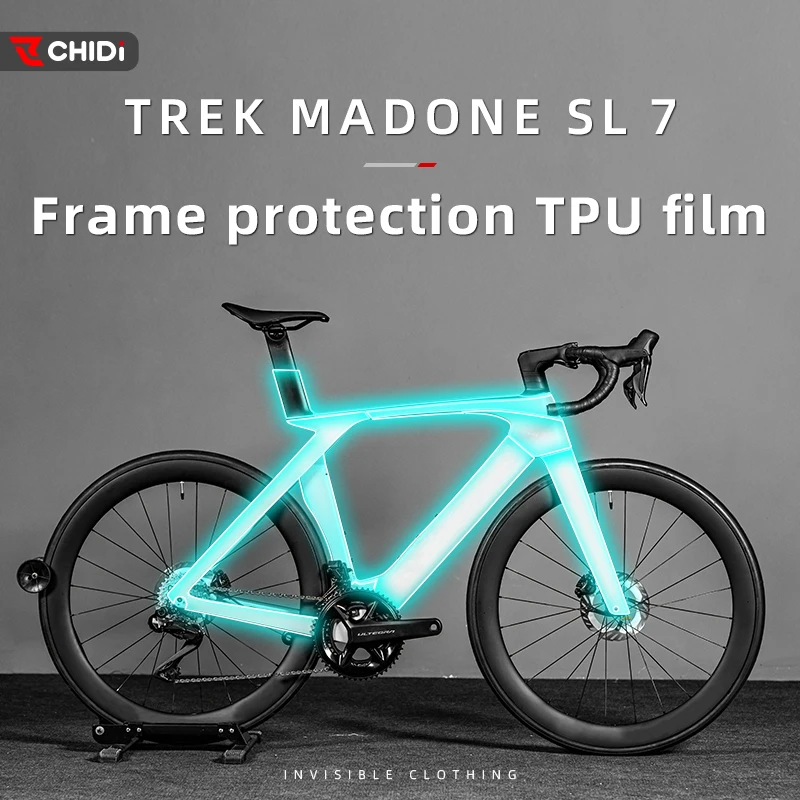 Used For TREK GEN7 MADONE SL7 SLR7 Bike sticker film frame transparent protective film TPU thickened material extreme protection
Used For TREK GEN7 MADONE SL7 SLR7 Bike sticker film frame transparent protective film TPU thickened material extreme protection