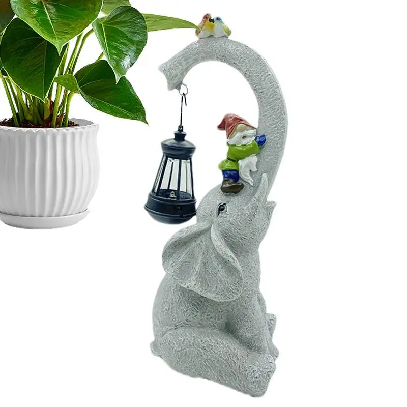 Outdoor elephant Sculpture Solar Garden Elephant Figurine Funny Outdoor garden decoration solid resin crafts DIY home decor
Outdoor elephant Sculpture Solar Garden Elephant Figurine Funny Outdoor garden decoration solid resin crafts DIY home decor