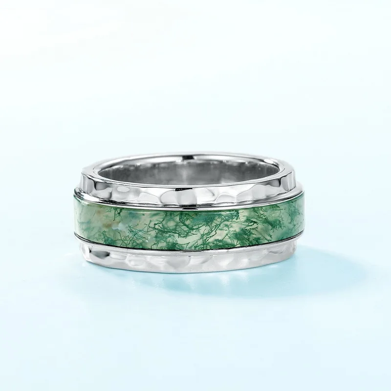 925 Sterling Silver Natural Green Moss Agate for Women 3.5*25mm Luxury Unique Fine Jewelry Wedding Gifts
925 Sterling Silver Natural Green Moss Agate for Women 3.5*25mm Luxury Unique Fine Jewelry Wedding Gifts