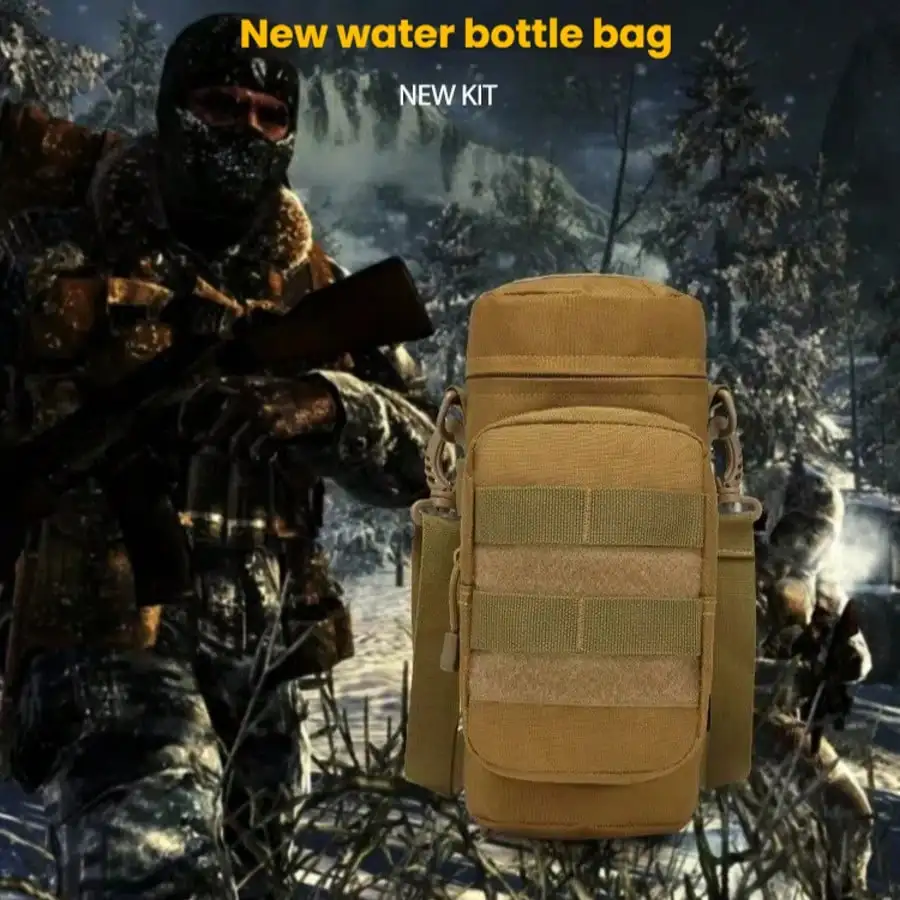 Outdoor Tactical Strapless Water Bottle Bag Military Fans Molle System Waist Hanging Water Bottle Cup Cover External Waist Bag
Outdoor Tactical Strapless Water Bottle Bag Military Fans Molle System Waist Hanging Water Bottle Cup Cover External Waist Bag
