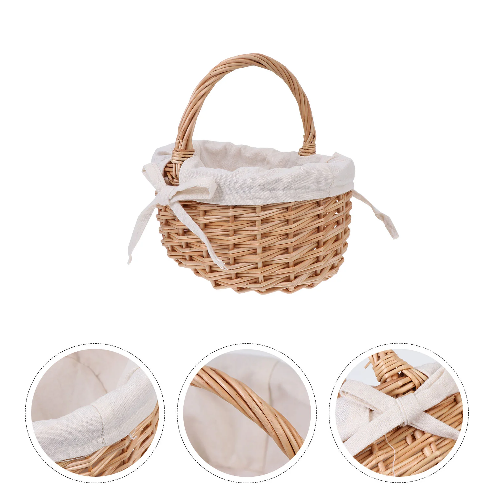 Willow Flower Basket Hand Woven Rustic Decor Simple Storage Home Portable Reusable Natural Practical Basket Storage
Willow Flower Basket Hand Woven Rustic Decor Simple Storage Home Portable Reusable Natural Practical Basket Storage