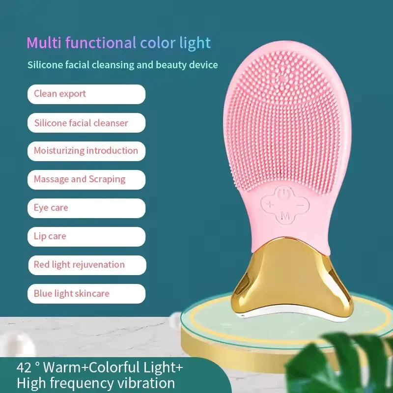 Multifunction Warm Facial Cleaning Brush Electric Face Washing Instrument 42℃ Face Massager Eye Face Cleaning Anti-Aging Eye too
Multifunction Warm Facial Cleaning Brush Electric Face Washing Instrument 42℃ Face Massager Eye Face Cleaning Anti-Aging Eye too