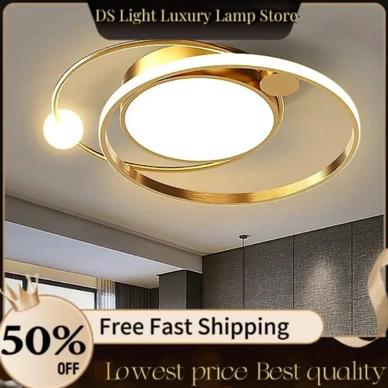 Gold Modern Led Ceiling Light Nordic Round Lighting Fixture Living Bedroom Restaurant Kitchen Reading Indoor Decor Planet Lamps
Gold Modern Led Ceiling Light Nordic Round Lighting Fixture Living Bedroom Restaurant Kitchen Reading Indoor Decor Planet Lamps