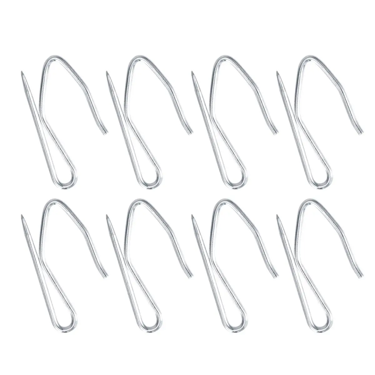 100 Pcs Metal Curtain Hooks Hanging Hooks Hanger for Window Curtain/Door Curtain/Shower Curtain
100 Pcs Metal Curtain Hooks Hanging Hooks Hanger for Window Curtain/Door Curtain/Shower Curtain