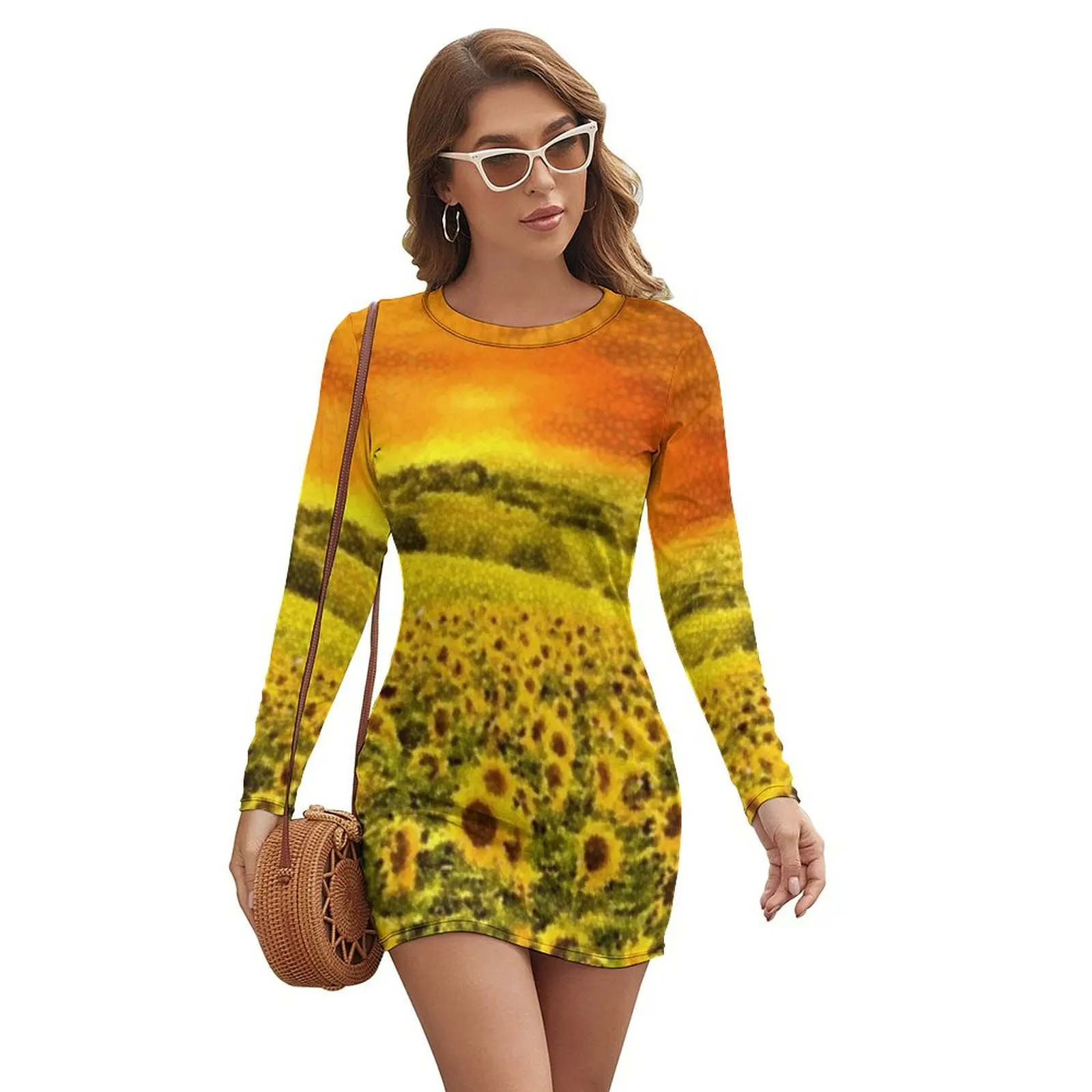 Tuscany sunflower rolling hills and fields - Style 2 - Jéanpaul Ferro Long-sleeved Dress bandage dress Women dresses summer
Tuscany sunflower rolling hills and fields - Style 2 - Jéanpaul Ferro Long-sleeved Dress bandage dress Women dresses summer