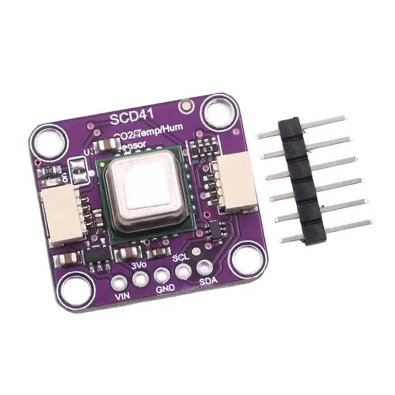 JABS-SCD41 CO2 Carbon Dioxide Gas Sensor Module With Temperature And Humidity Detection I2C Communication
