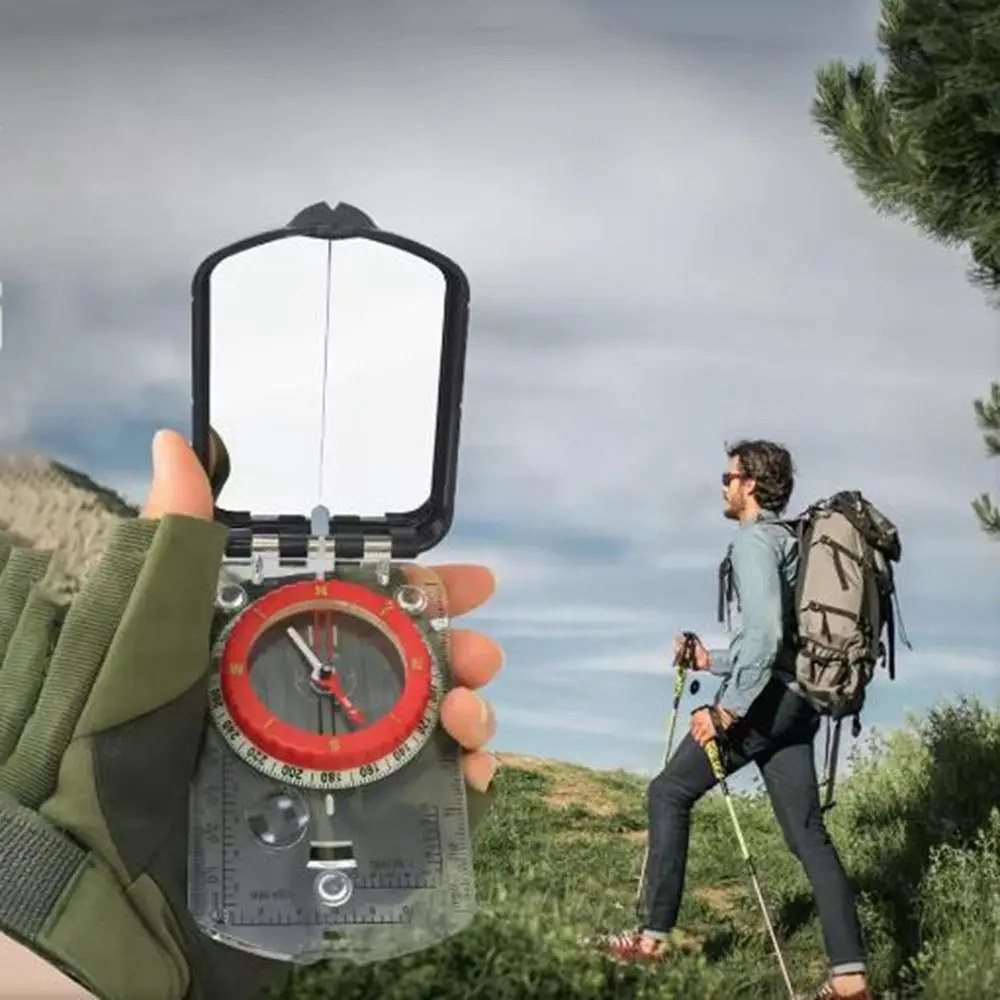 Lightweight Camping Compass Luminous Waterproof Camping Survival Compass with LED Light Adjustable Declination-Base
Lightweight Camping Compass Luminous Waterproof Camping Survival Compass with LED Light Adjustable Declination-Base