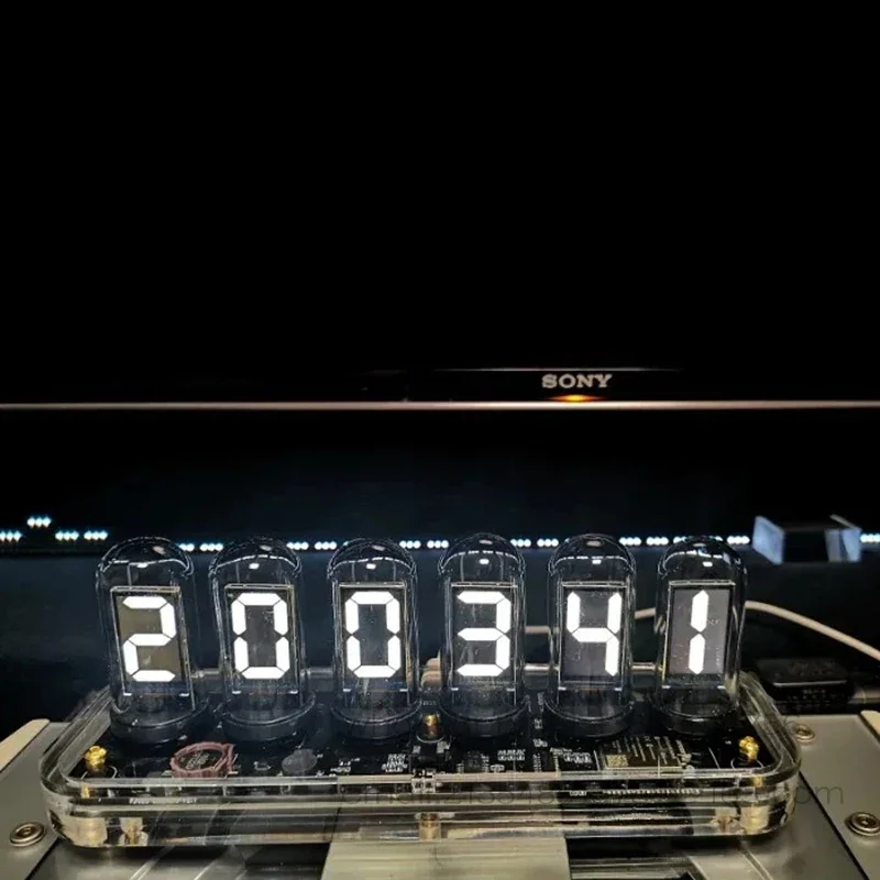 Modern LED Digital Electronic Desk Clock Mechanical Light Tube Design Decorative Gifts Spot
Modern LED Digital Electronic Desk Clock Mechanical Light Tube Design Decorative Gifts Spot