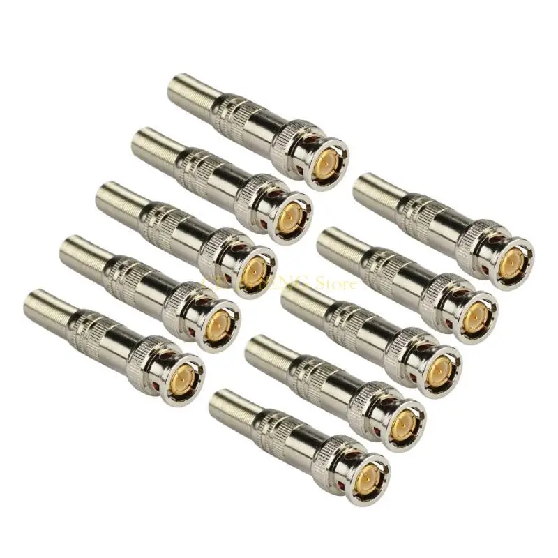 E56B 5Pcs/10Pcs BNC Male Connector 75-5 Solderless BNC Connector for CCTV Camera
E56B 5Pcs/10Pcs BNC Male Connector 75-5 Solderless BNC Connector for CCTV Camera