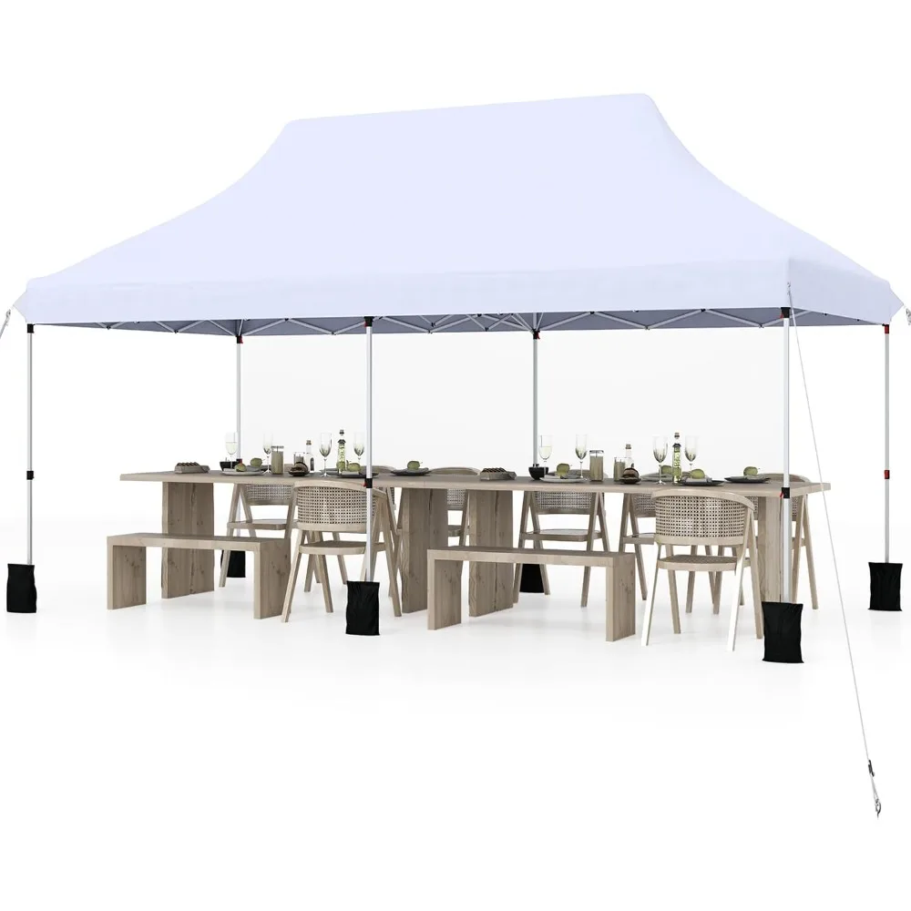 10x20 Ft Pop Up Canopy, Instant Setup Canopy Tent with 12 Stakes & 6 Ropes, UPF 50+ Portable Outdoor Canopy with Carrying Bag f
10x20 Ft Pop Up Canopy, Instant Setup Canopy Tent with 12 Stakes & 6 Ropes, UPF 50+ Portable Outdoor Canopy with Carrying Bag f