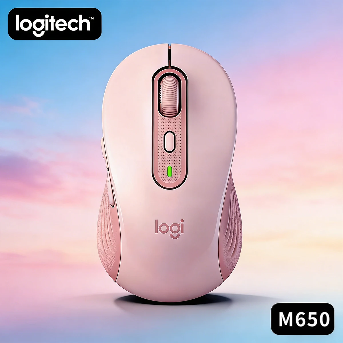 LogitechM650/M650LWirelessBluetooth Quiet Mouse Advanced Optical Sensor Technology Customizable Buttons PerfectforOffice Laptop
