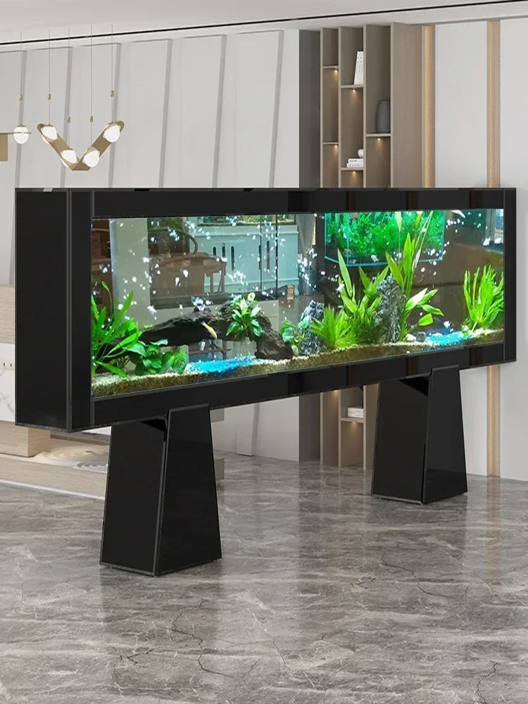Large Fish Tank Living Room Floor Screen Dragon Fish Tank Home Office Super White Glass 2 M 3 M Aquarium Customized
Large Fish Tank Living Room Floor Screen Dragon Fish Tank Home Office Super White Glass 2 M 3 M Aquarium Customized
