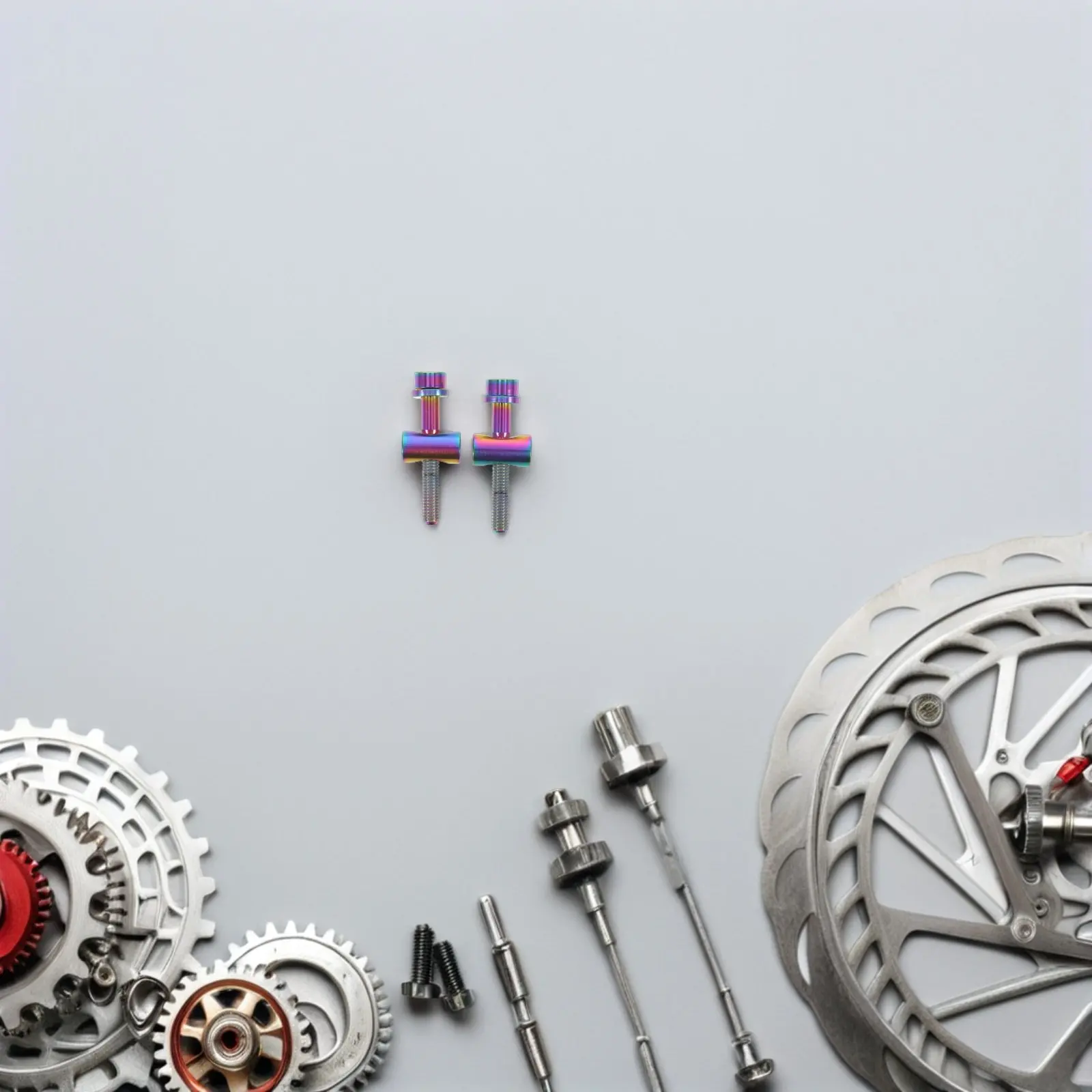 2Pcs Titanium Alloy Seatpost Bolt M5x35 Precision-Machined Bicycle Seat Post Screw for Mountain Bike Trail City Ride Stable
2Pcs Titanium Alloy Seatpost Bolt M5x35 Precision-Machined Bicycle Seat Post Screw for Mountain Bike Trail City Ride Stable