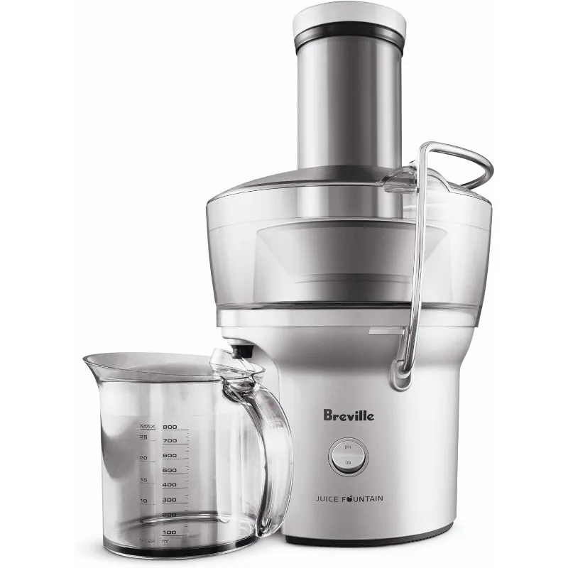 Breville Juice Fountain Compact Juicer, Silver, BJE200XL, 10" x 10.5" x 16"
Breville Juice Fountain Compact Juicer, Silver, BJE200XL, 10" x 10.5" x 16"