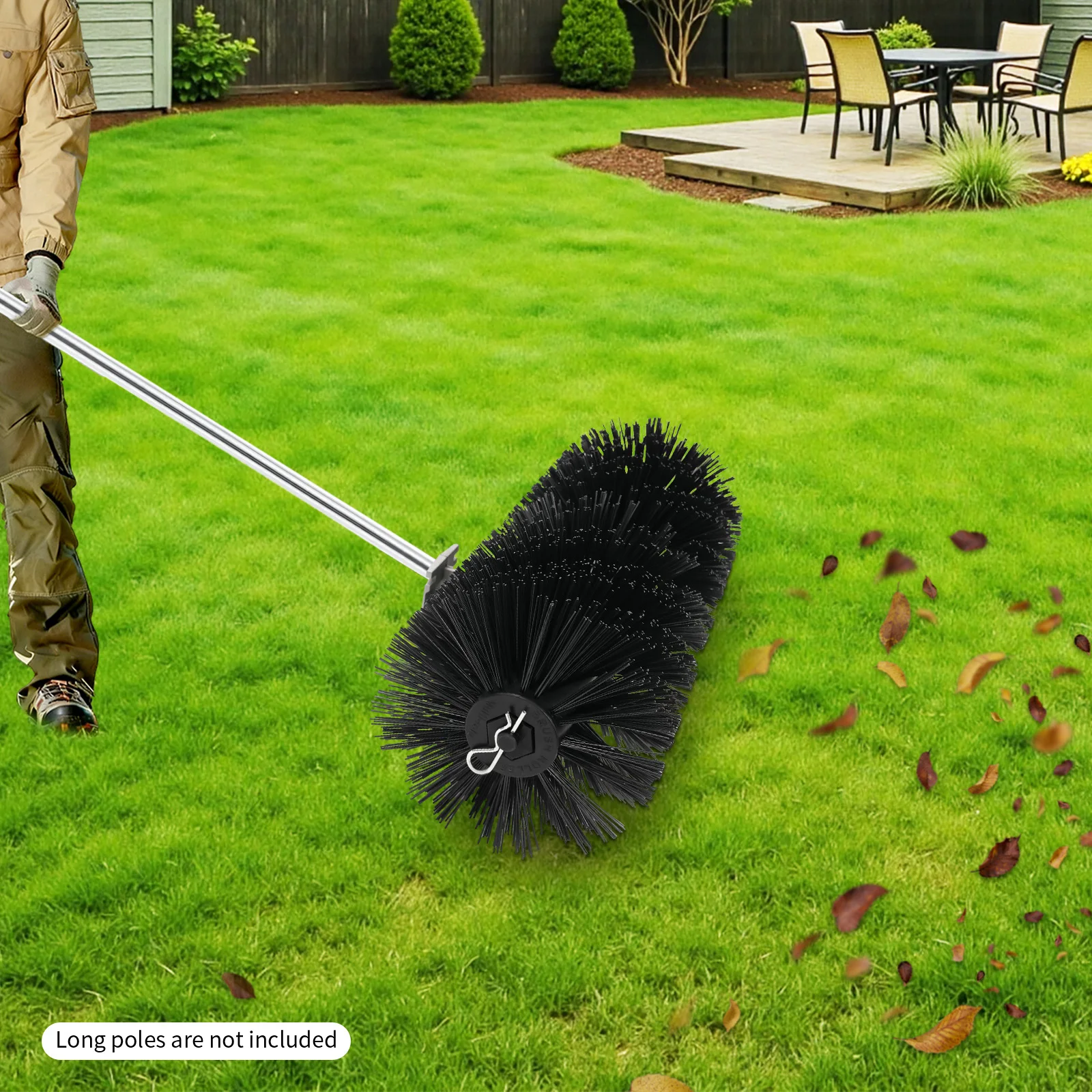 Powerful Leaf-Ceaning Snow-Clearing Broom Head Sweeper Rolling Brush for Artificial Grass 9 Teeth Design for Efficient Cleaning
Powerful Leaf-Ceaning Snow-Clearing Broom Head Sweeper Rolling Brush for Artificial Grass 9 Teeth Design for Efficient Cleaning