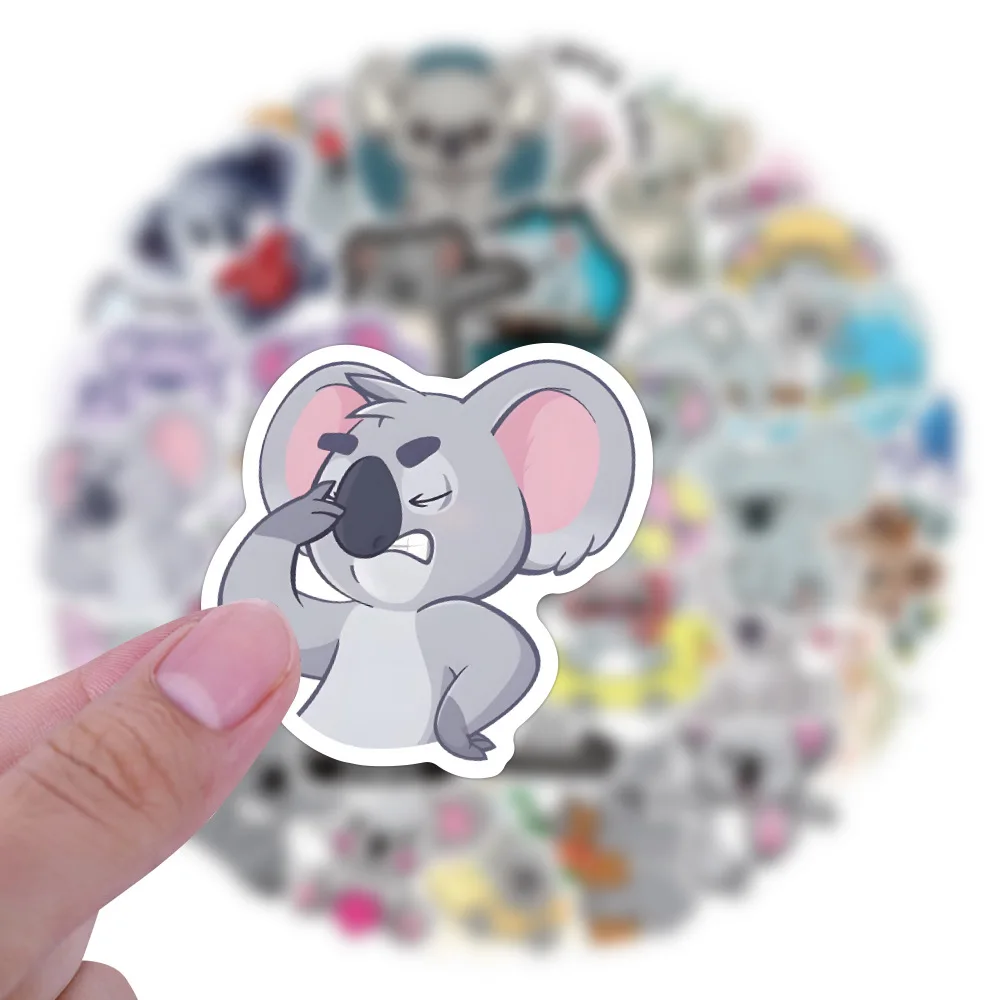 60PCS Cartoon Animal Cute Koala Sticker Kawaii Funny Graffiti Waterproof Decal Kids Toy Gift for Diary Stationery Box Suitcase
60PCS Cartoon Animal Cute Koala Sticker Kawaii Funny Graffiti Waterproof Decal Kids Toy Gift for Diary Stationery Box Suitcase
