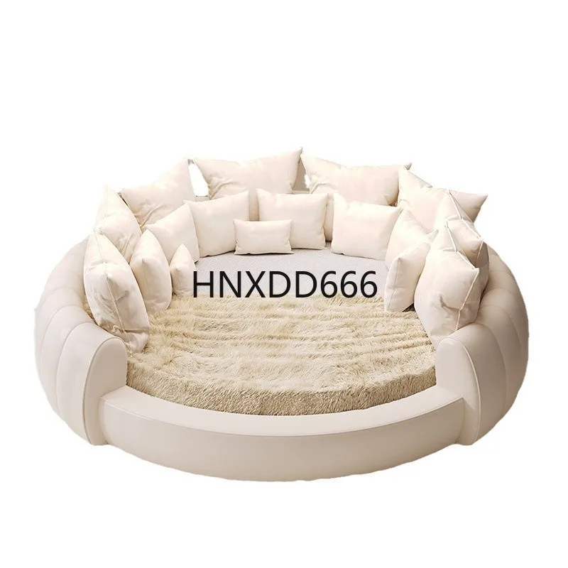 200X220CM деревянная кровать размера «king-size», суперсекс, мебель для спальни, круглая кровать размера «queen-size» с матрасом, кровать принцессы в комплекте, роскошная современная