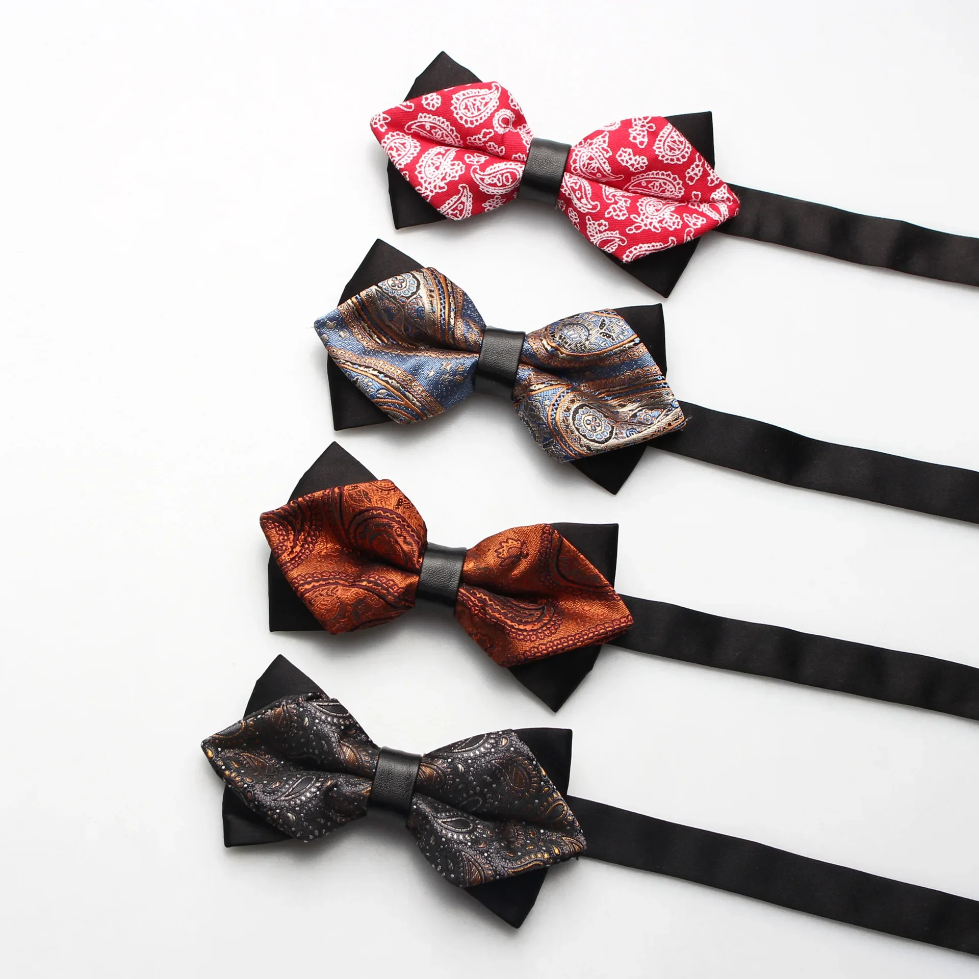 high-quality good business Gentleman's formal business men's version of casual wedding pointed British bow tie
high-quality good business Gentleman's formal business men's version of casual wedding pointed British bow tie