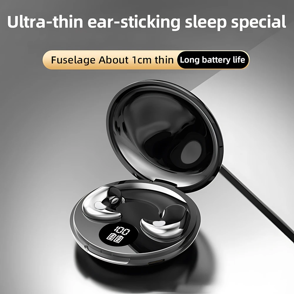 In-Ear Bluetooth Wireless Sleep Headphones Smart LED Display Bluetooth Headset Long Battery Life Gaming Headset For Apple Xiaomi
In-Ear Bluetooth Wireless Sleep Headphones Smart LED Display Bluetooth Headset Long Battery Life Gaming Headset For Apple Xiaomi