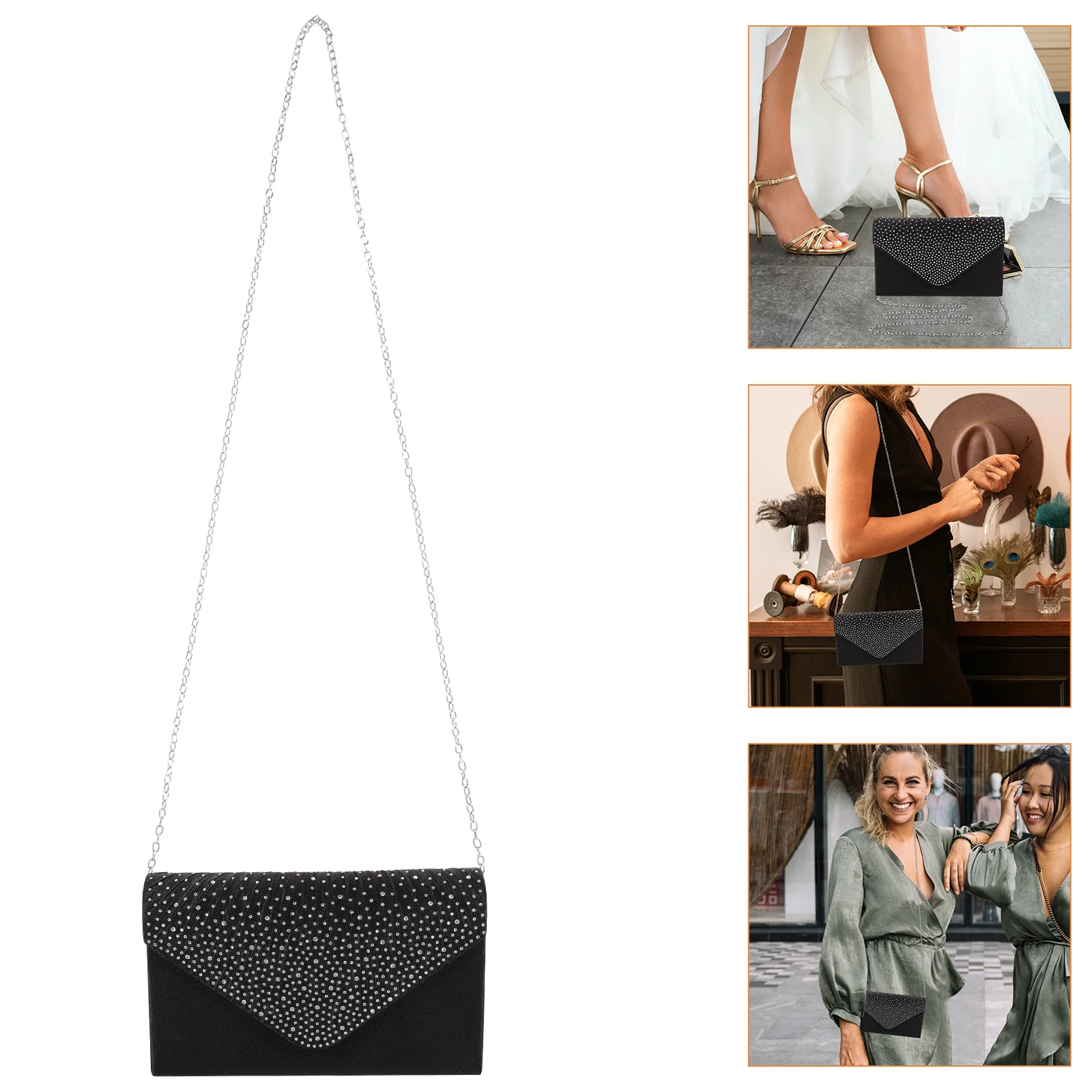 Wedding Clutch Sparkling Rhinestone Polyester Envelope Bag Party Prom Evening Purse Fashion Handbag Dress Purse
Wedding Clutch Sparkling Rhinestone Polyester Envelope Bag Party Prom Evening Purse Fashion Handbag Dress Purse