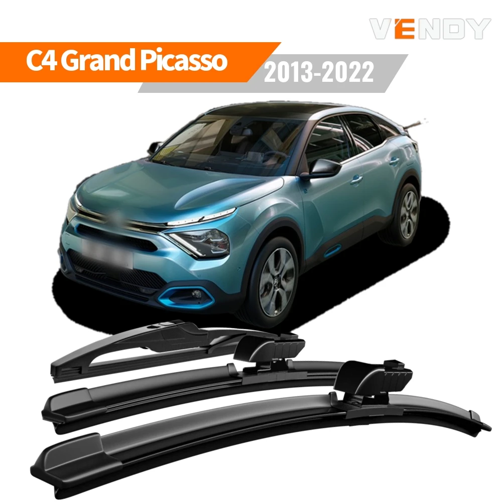 Front & Rear Windshield Wiper Blades Windscreen Wipers For Citroen C4 Grand Picasso 2013-2022 Rubber Brushes Car Accessories
Front & Rear Windshield Wiper Blades Windscreen Wipers For Citroen C4 Grand Picasso 2013-2022 Rubber Brushes Car Accessories