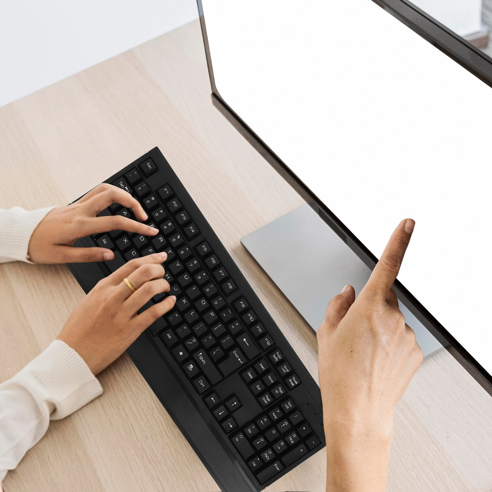 USB Gaming Keyboard Ergonomic Office Electronic Waterproof Computer Wired Mouse Set Large H Rest ABS Modern Minimalist
USB Gaming Keyboard Ergonomic Office Electronic Waterproof Computer Wired Mouse Set Large H Rest ABS Modern Minimalist